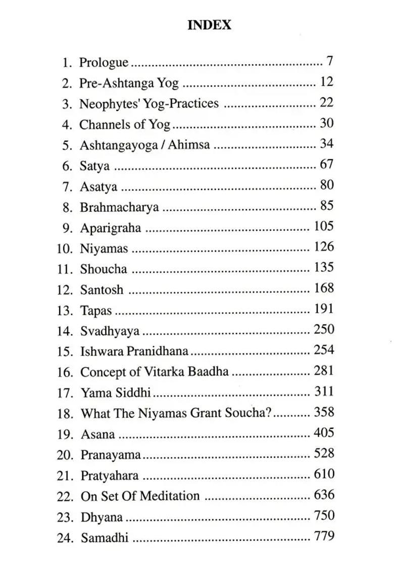 Ashtanga Yoga Of Patanjali Philosophy Religion Culture Ethos And Practices - Indya