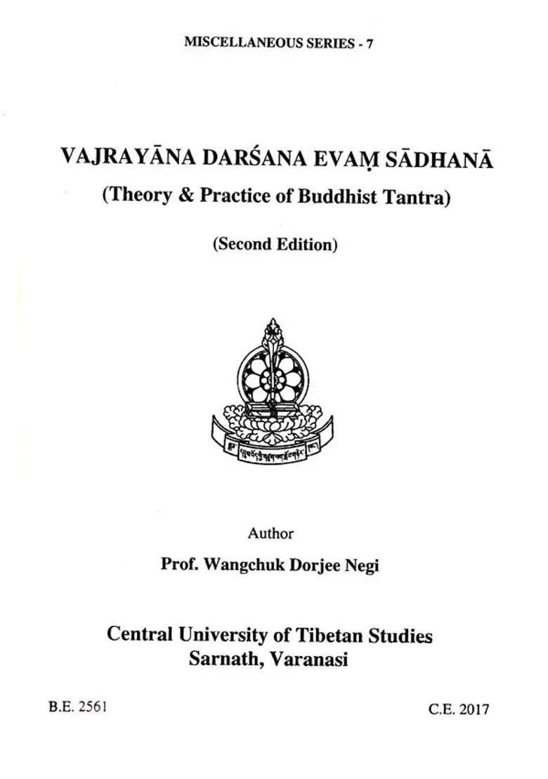 Vajrayana Darshan And Sadhana Second Edition - Indya