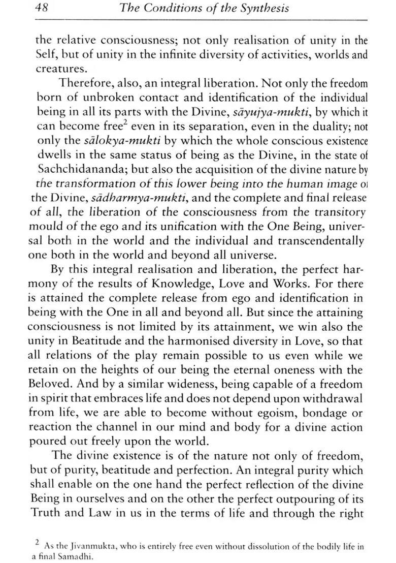 The Synthesis Of Yoga - Indya