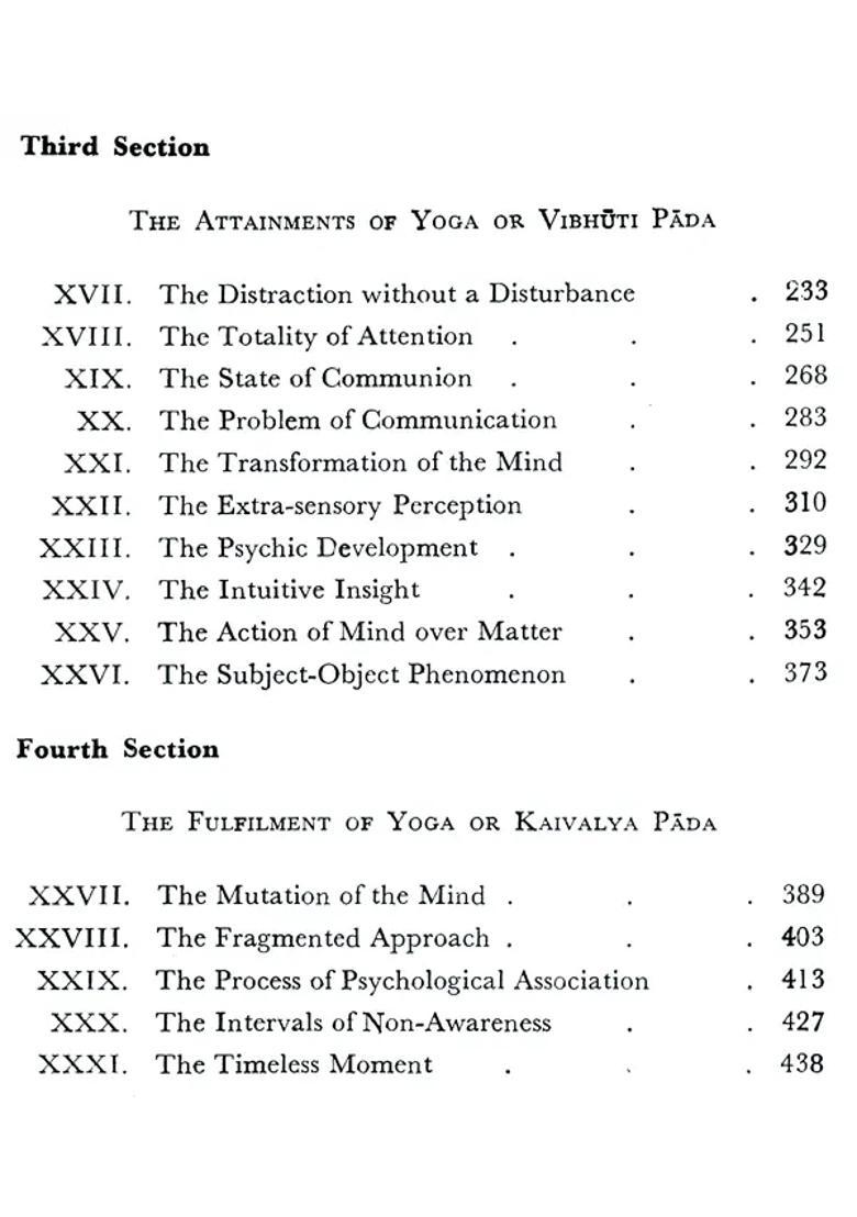 Yoga The Art Of Integration A Commentary On The Yoga Sutras Of Patanjali - Indya