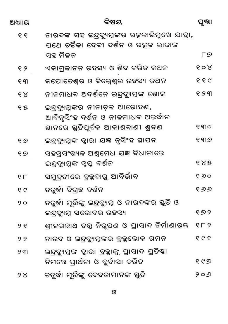 Shripurushottamakshetramahatmyam Skandapuranantargatam Mulashlokamatram Oriya - Indya