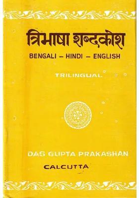 Bengali Hindi English Dictionary Trilingual Bengali