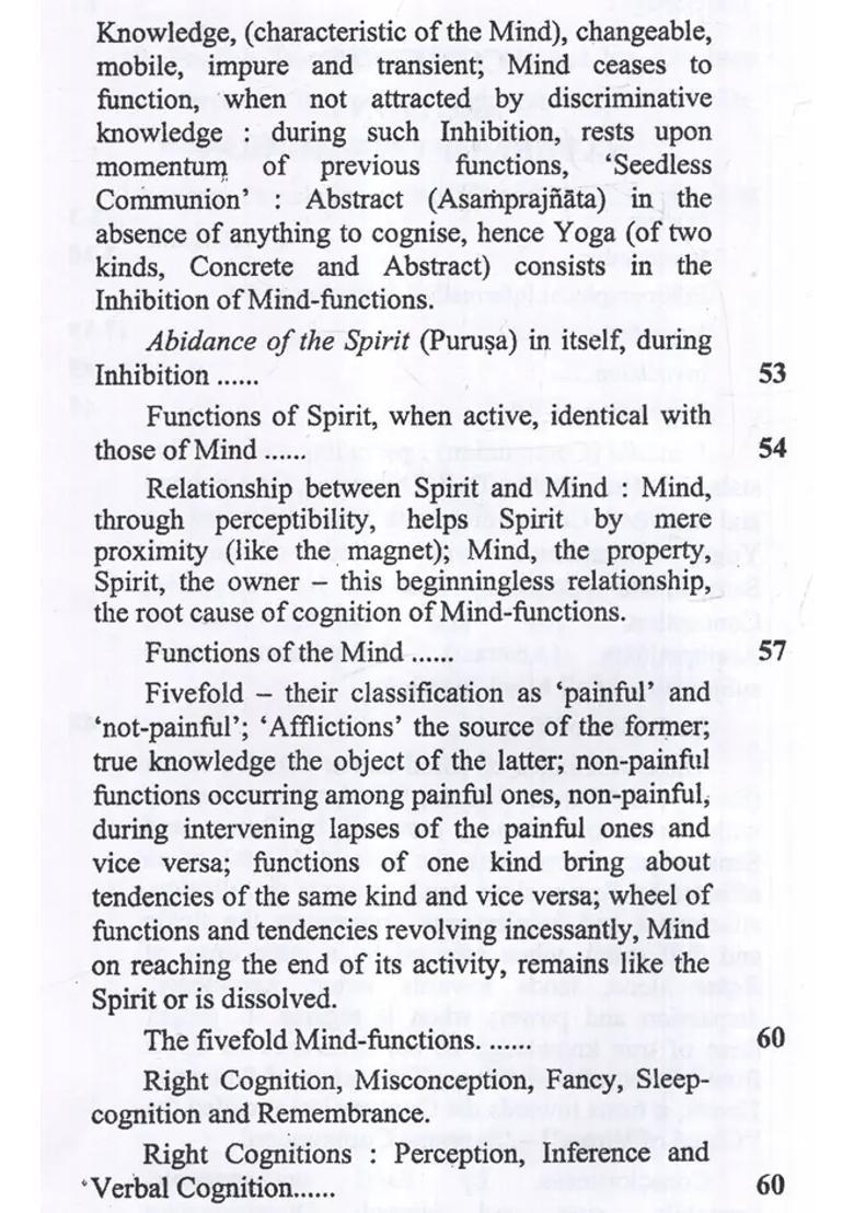 The Yogadarsana Comprising Yogasutra With Vyasabhasya Original And Romanized Sanskrit With English Translation And Notes - Indya