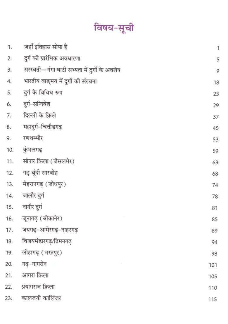 Forts Of India An Interesting Story Of The Development Of Forts From The Preharappan Period To The Nineteenth Century - Indya