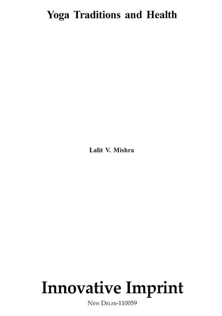 Yoga Traditions And Health - Indya