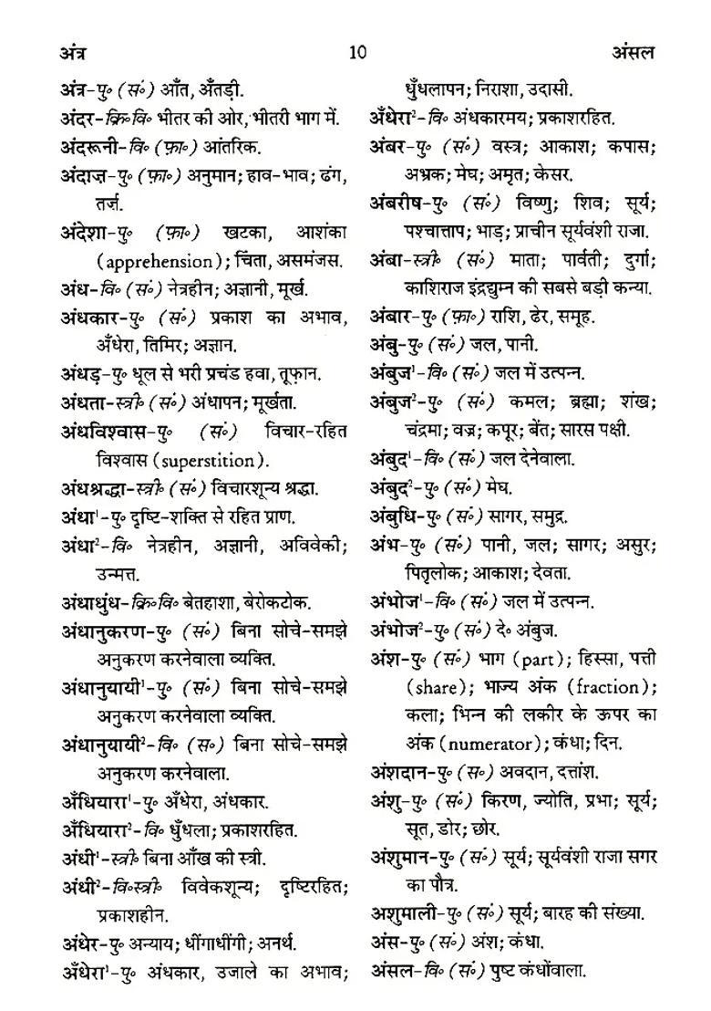 Diamond Practical Hindi Dictionary - Indya