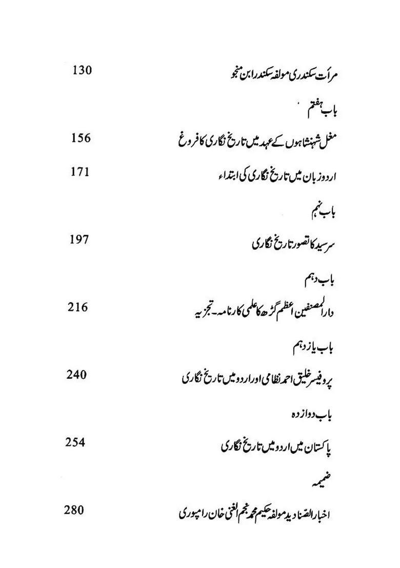 Urdu Mein Tarikh Nigari Ki Ibtida Mai Pasimanzar Urdu - Indya