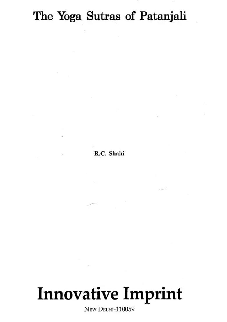 The Yoga Sutras Of Patanjali - Indya