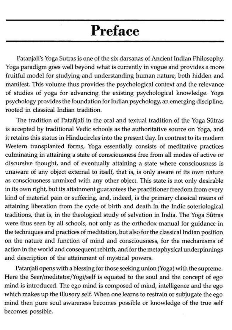 The Yoga Sutras Of Patanjali - Indya