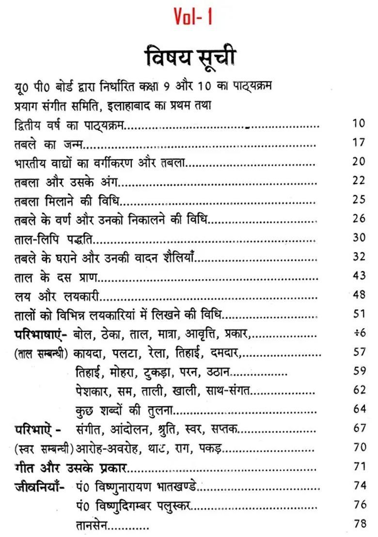 Taal Parichaya With Notations Set Of Volumes - Indya