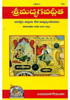 Srimad Bhagavad Gita With Wordtoword Meaning Telugu