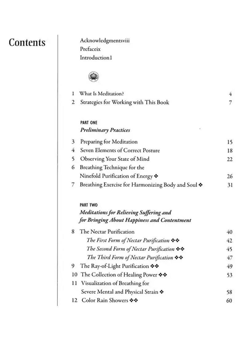 The Practice Of Tibetan Meditation With Cd - Indya