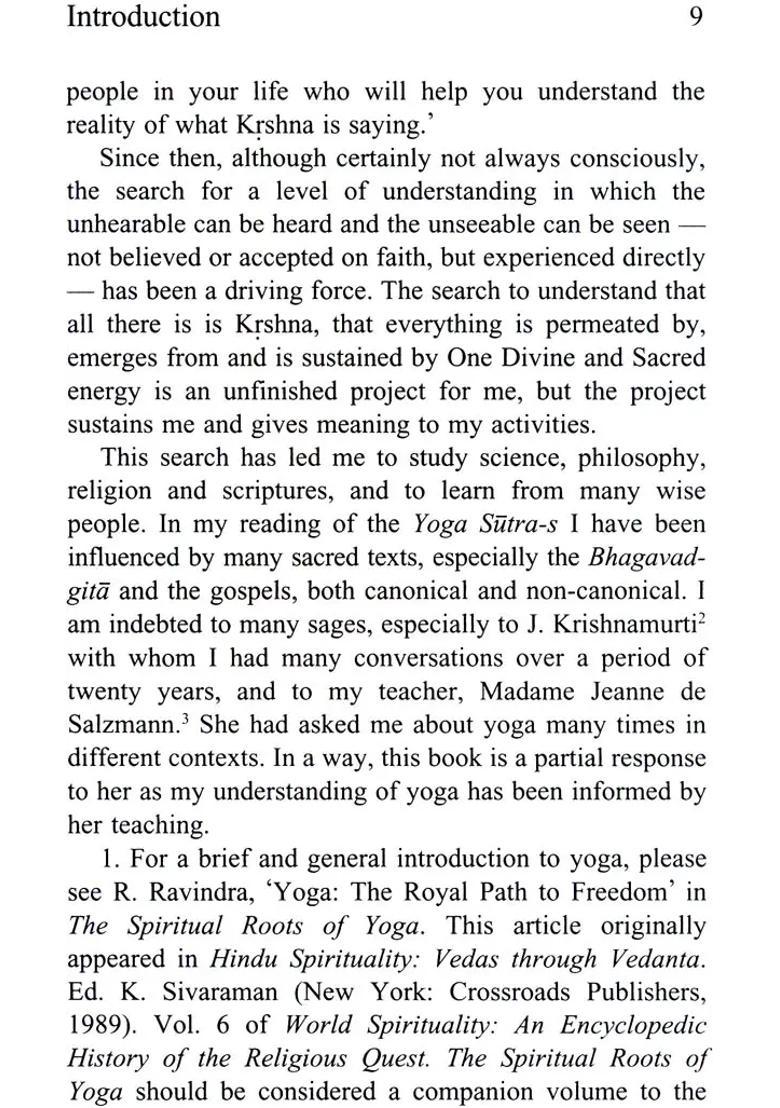 The Wisdom Of Patanjalis Yoga Sutras - Indya