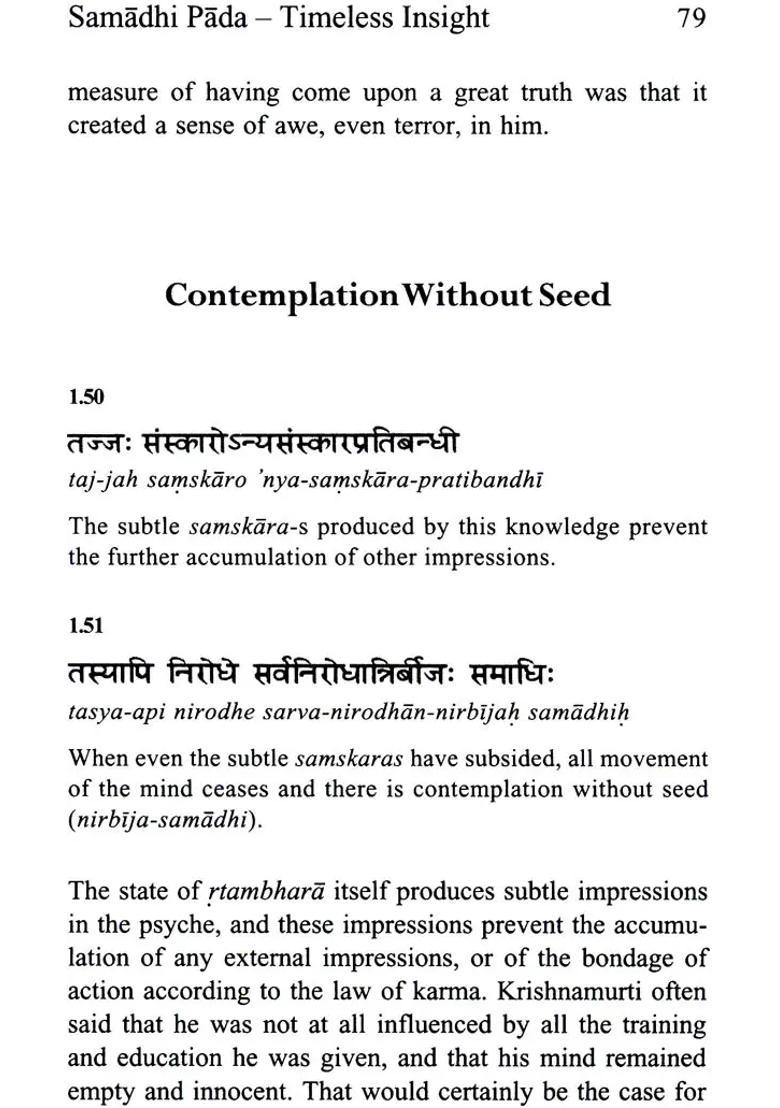 The Wisdom Of Patanjalis Yoga Sutras - Indya