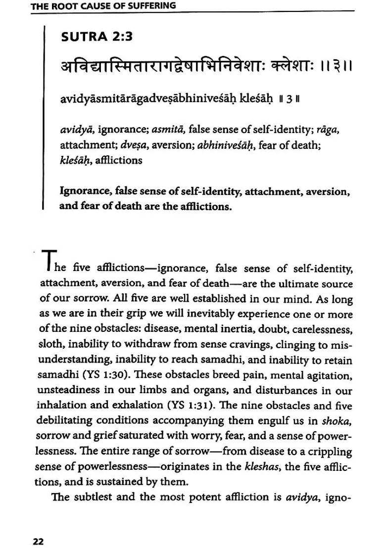 The Practice Of The Yoga Sutra - Indya