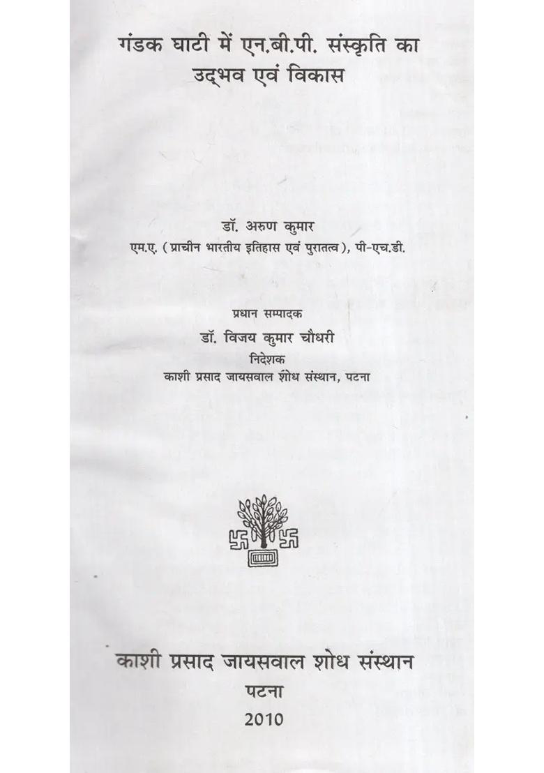 Origin And Development Of Nbp Culture In Gandak Valley - Indya