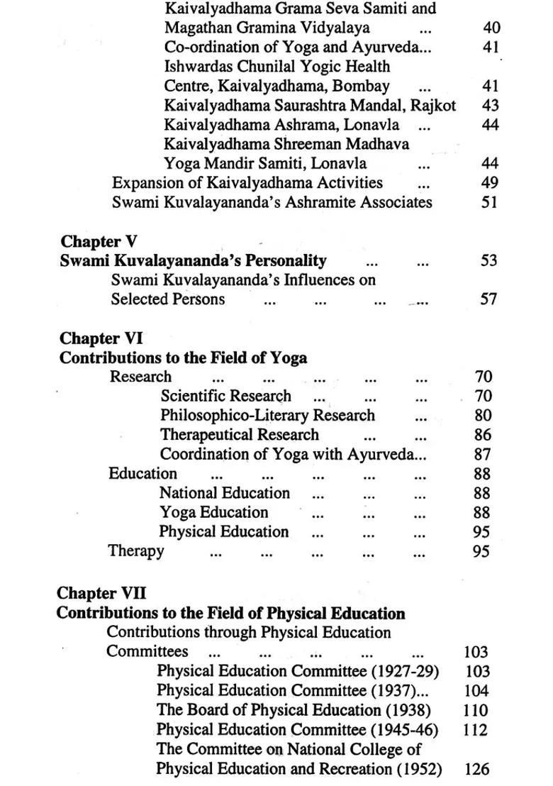Swami Kuvalayananda A Pioneer Of Scientific Yoga And Indian Physical Eduction - Indya