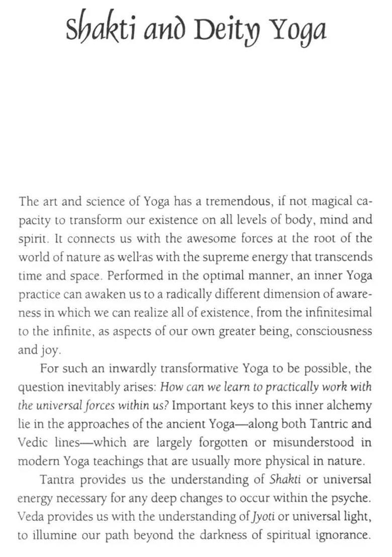 Inner Tantric Yoga Working With The Universal Shakti Secrets Of Mantras Deities And Meditation - Indya