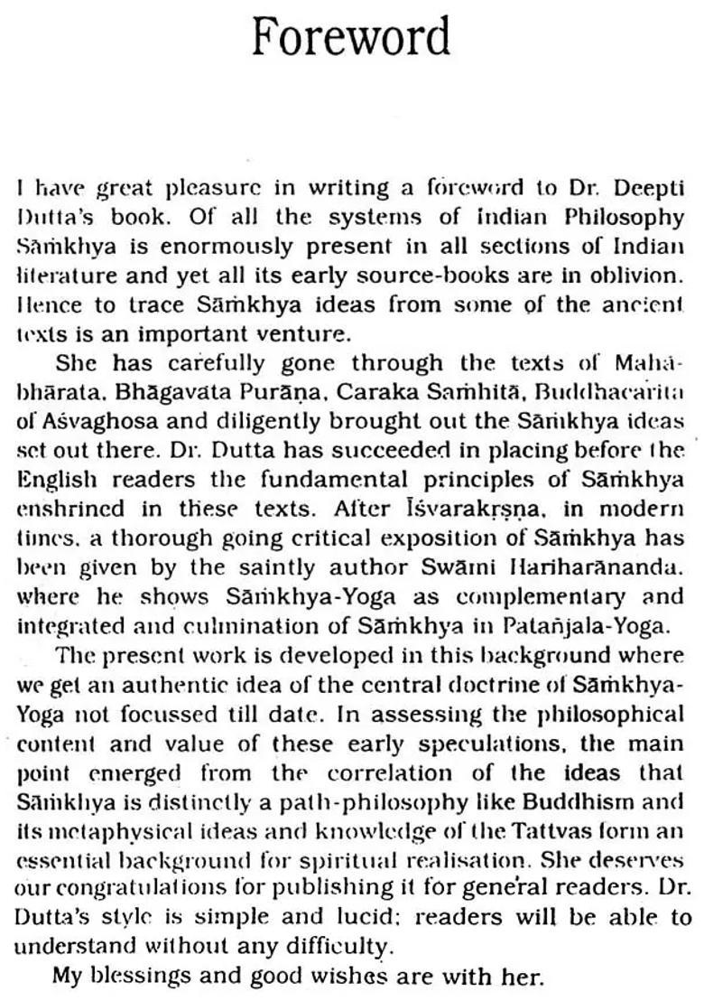 Samkhya A Prologue To Yoga A Study Of Its Development Through Ancient Text - Indya
