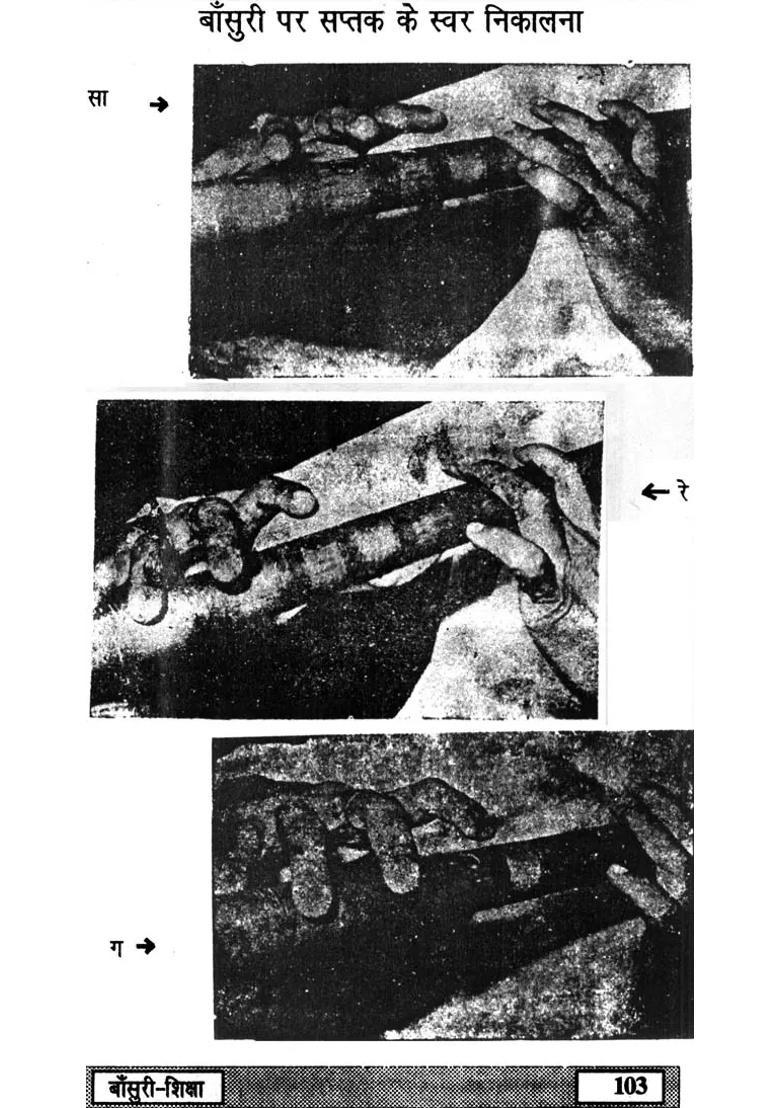 Bansuri Shiksha A Complete Guide To The Flute With Notation A Rare Book - Indya