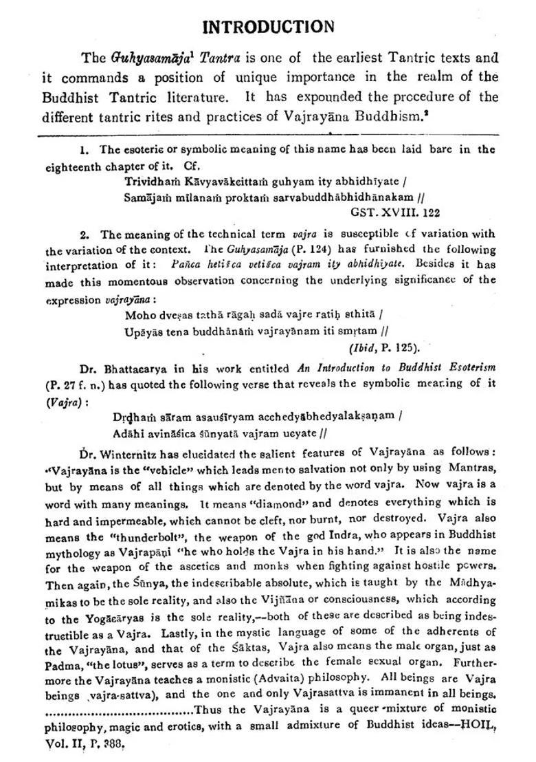 Guhyasamaja Tantra Or Tathagat Guhyaka An Old And Rare Book - Indya