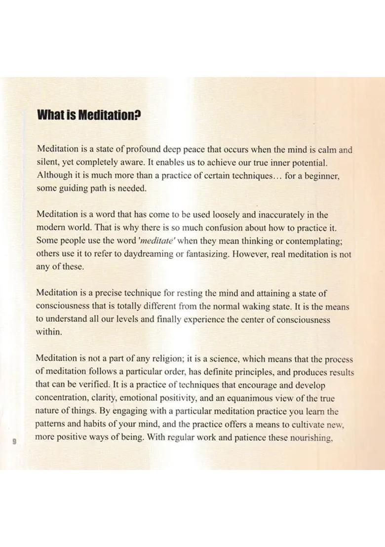 Scientific Path For Allround Successpyramid Meditation - Indya