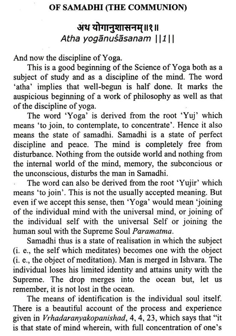 The Original Philosophy Of Yoga The Yogasutras Of Patanjali - Indya