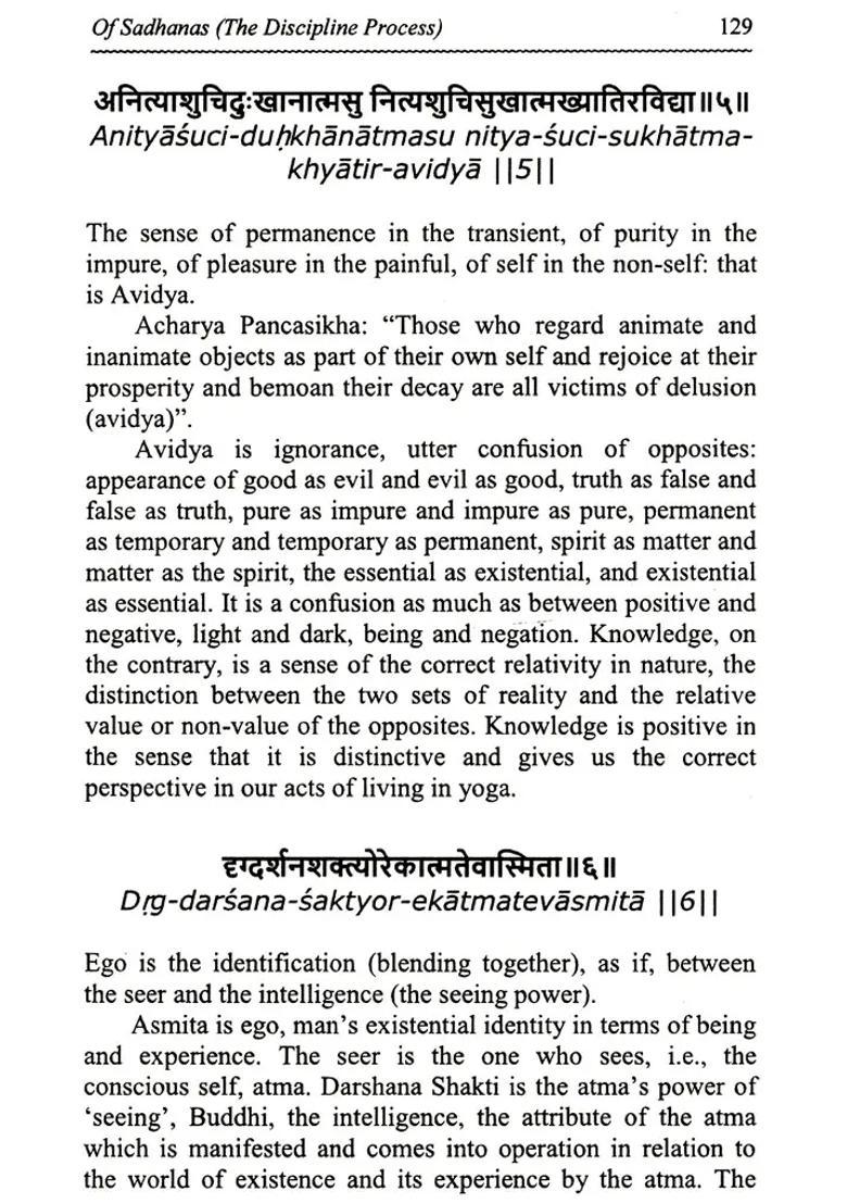 The Original Philosophy Of Yoga The Yogasutras Of Patanjali - Indya