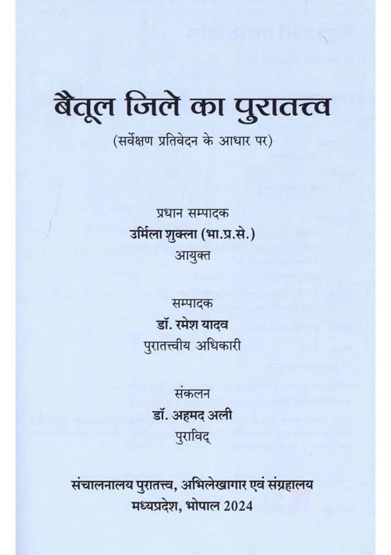 Archaeology Of Betul District Based On Survey Report - Indya