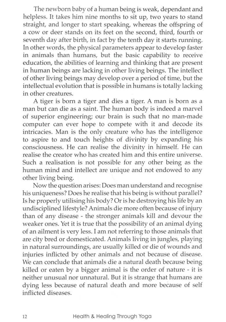 Health Healing Through Yoga A Practical Guide For Health Wellbeing Conscious Living - Indya