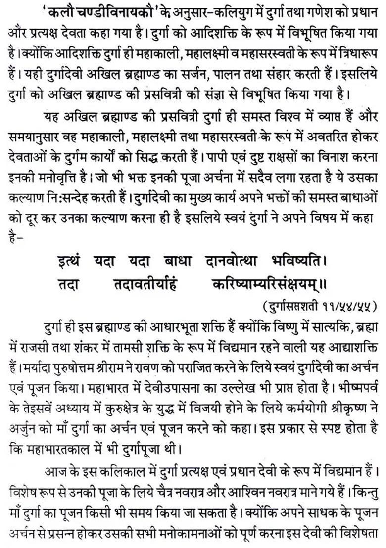 Durga Rahasayam The Complete Methods Of Worshipping Goddess Durga - Indya