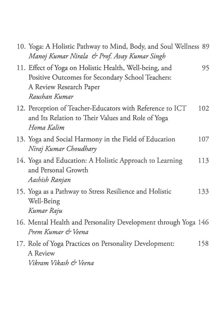 Yoga Theory And Therapy - Indya