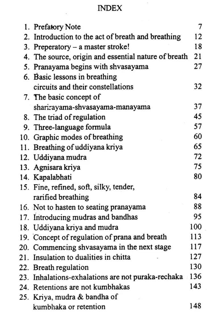 Pranayama A Classical And Traditional Approach - Indya