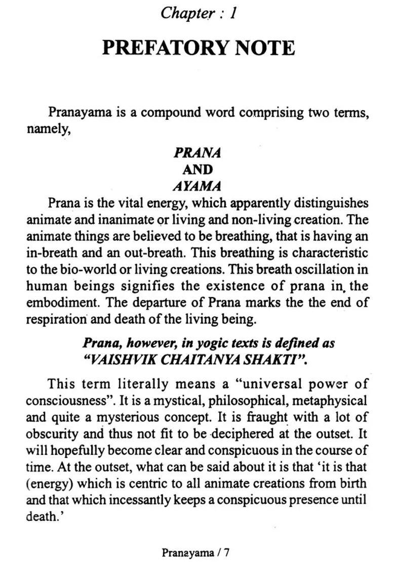Pranayama A Classical And Traditional Approach - Indya