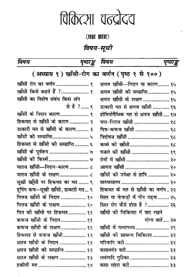 Chikitsa Chandrodya Volume - Indya
