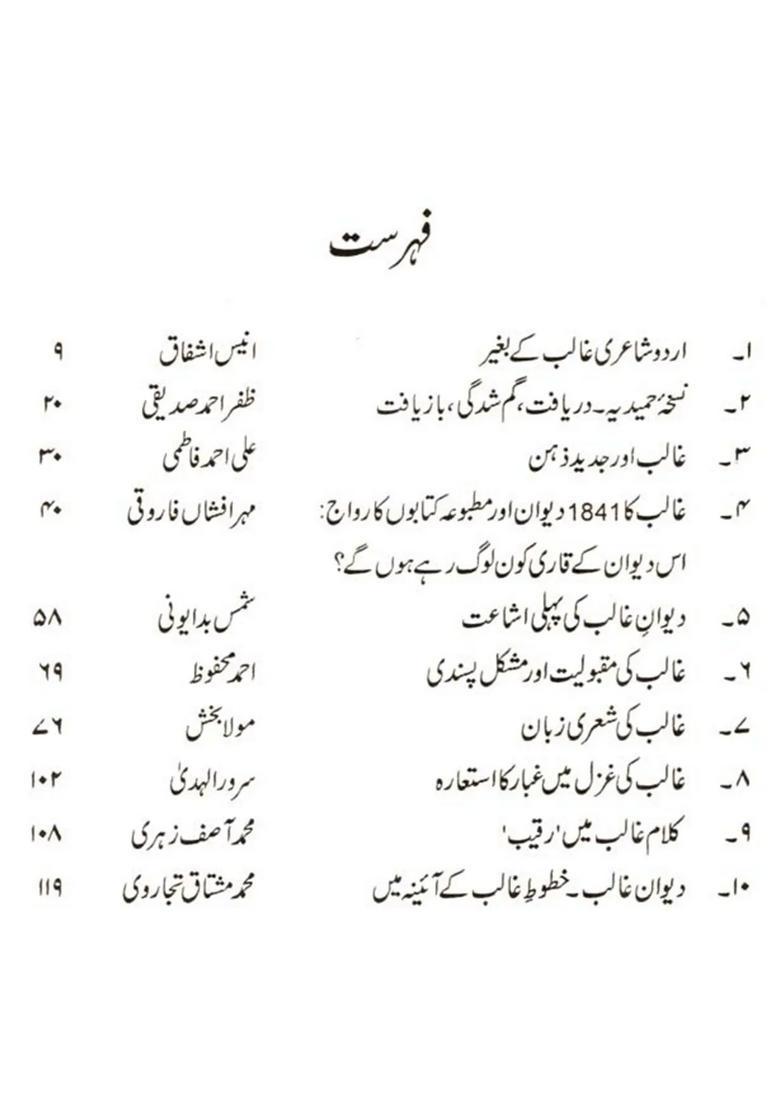Aihade Hazir Mein Shayri Ki Manviyat Ka Masla Aur Ghalib Urdu - Indya
