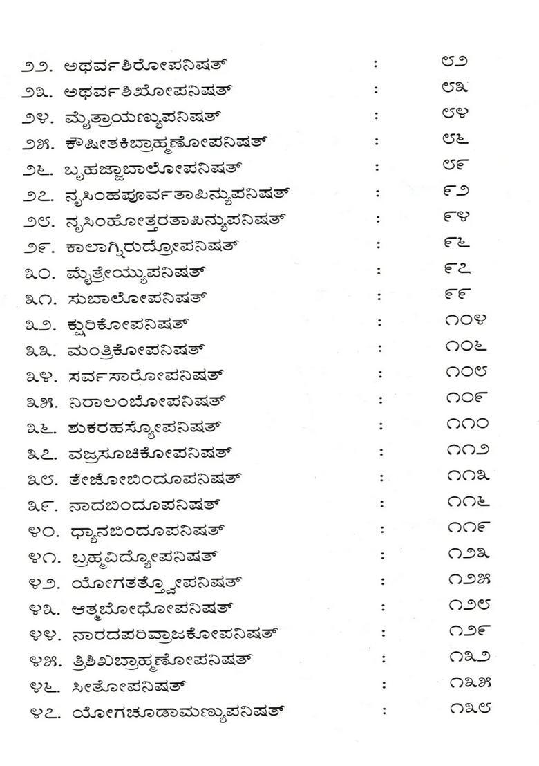 Upanishad Saara A Brief Summary Of Upanishads In Kannada - Indya