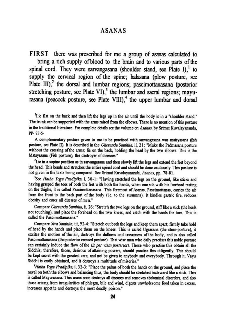 Hatha Yoga The Report Of A Personal Experience - Indya