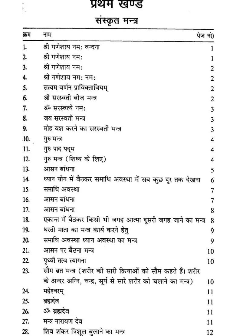 Shri Nath Siddha Tantra Mantra Totaka - Indya