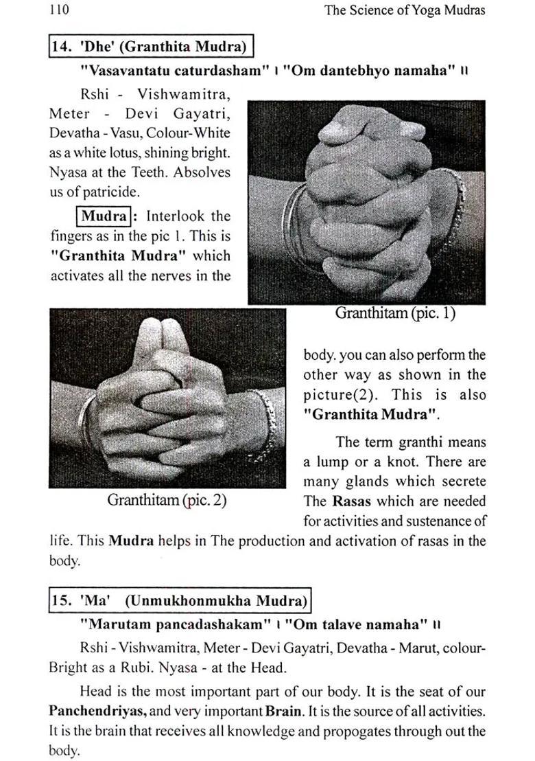 The Science Of Yoga Mudras Physical And Mental Health Philosophical And Psychological Mudras - Indya