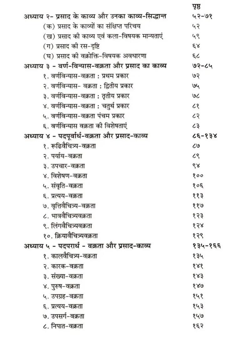Prasad Ke Kavyon Mein Vakroktisiddhant - Indya