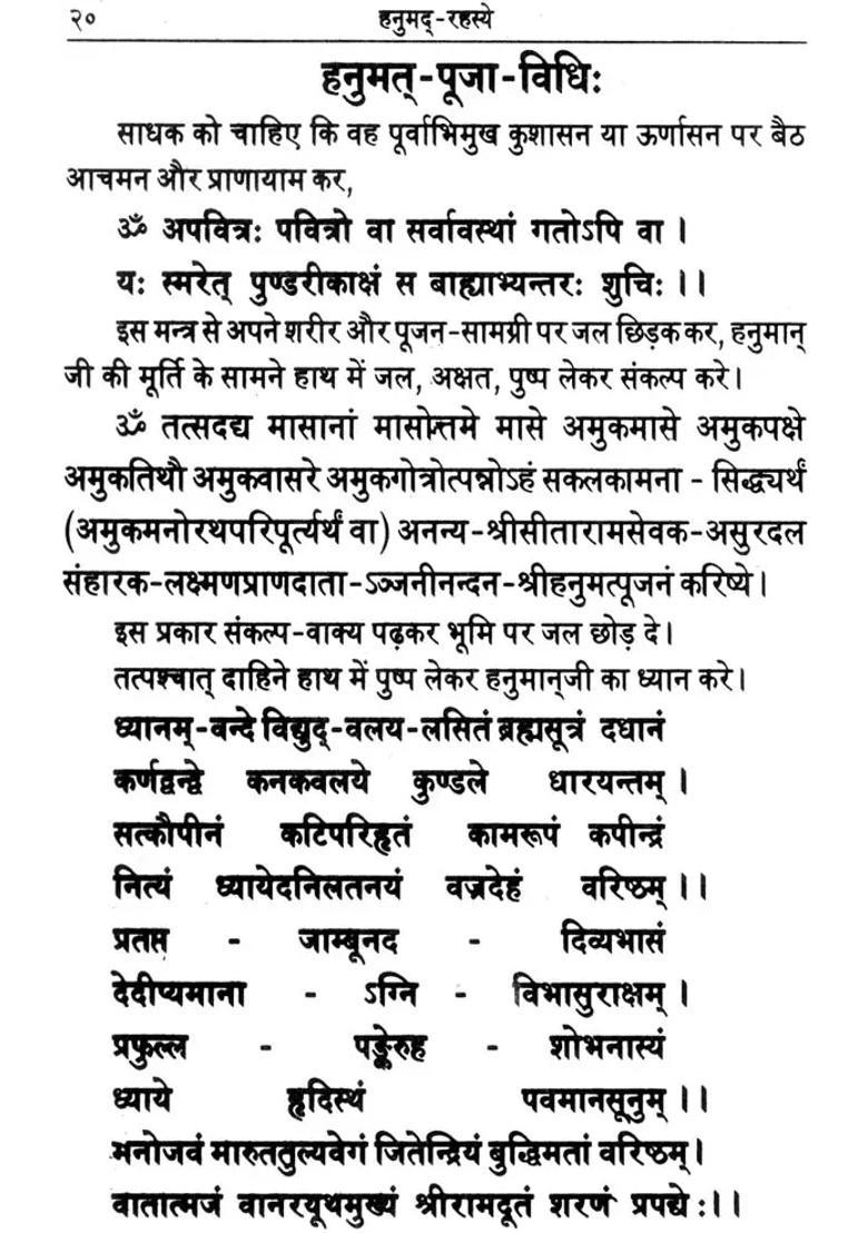 Complete Method Of Worshipping Lord Hanumana - Indya