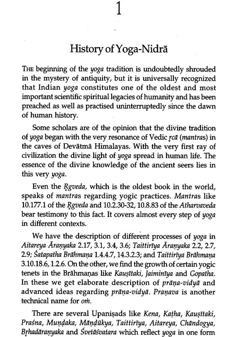 A Handbook Of Yoga Nidra Sanskrit Text With Transliteration And English Translation - Indya