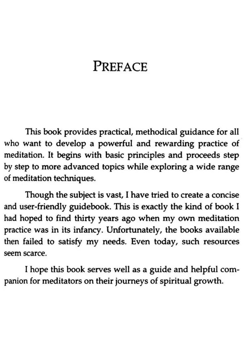 Meditation A Practical Guidebook Based On The Teachings Of Vedanta Bhagavad Gita And Yoga Sutras - Indya