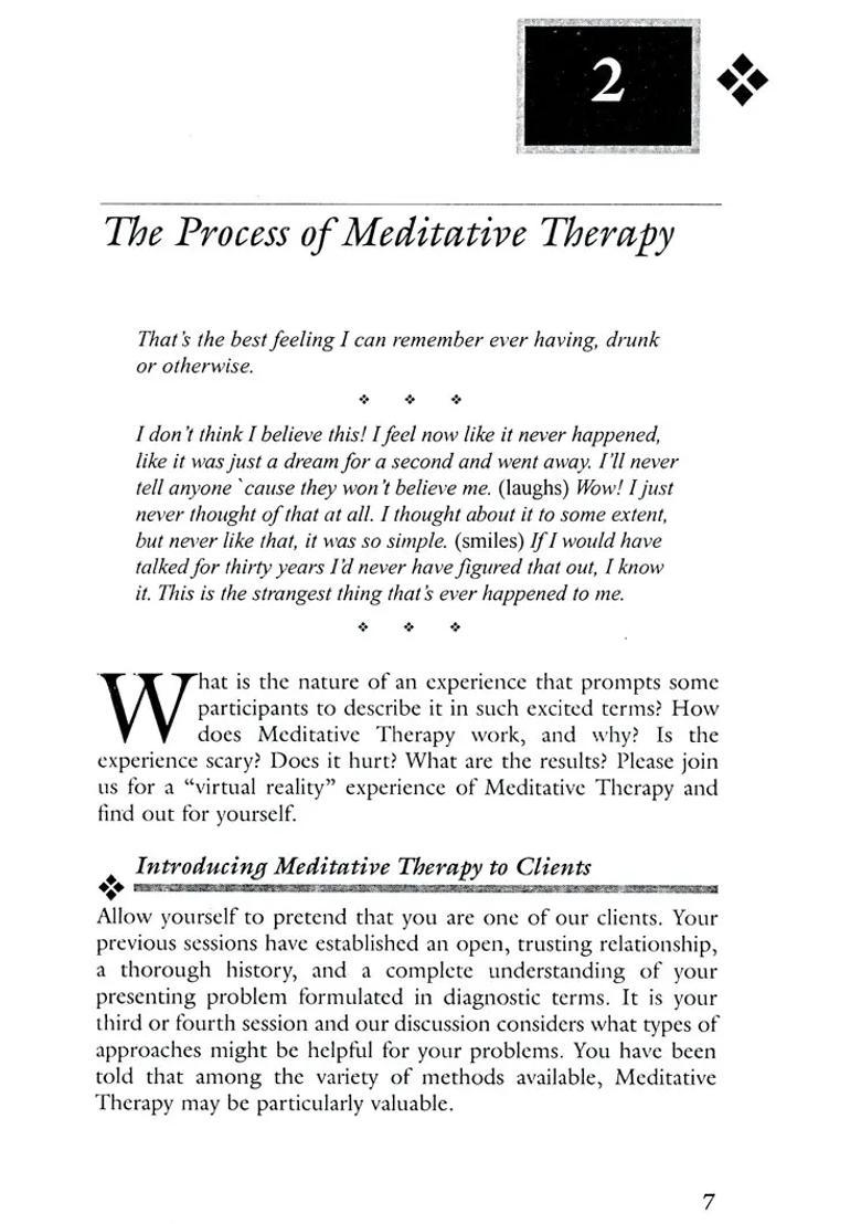Meditative Therapy Facilitating Inner Directed Healing - Indya