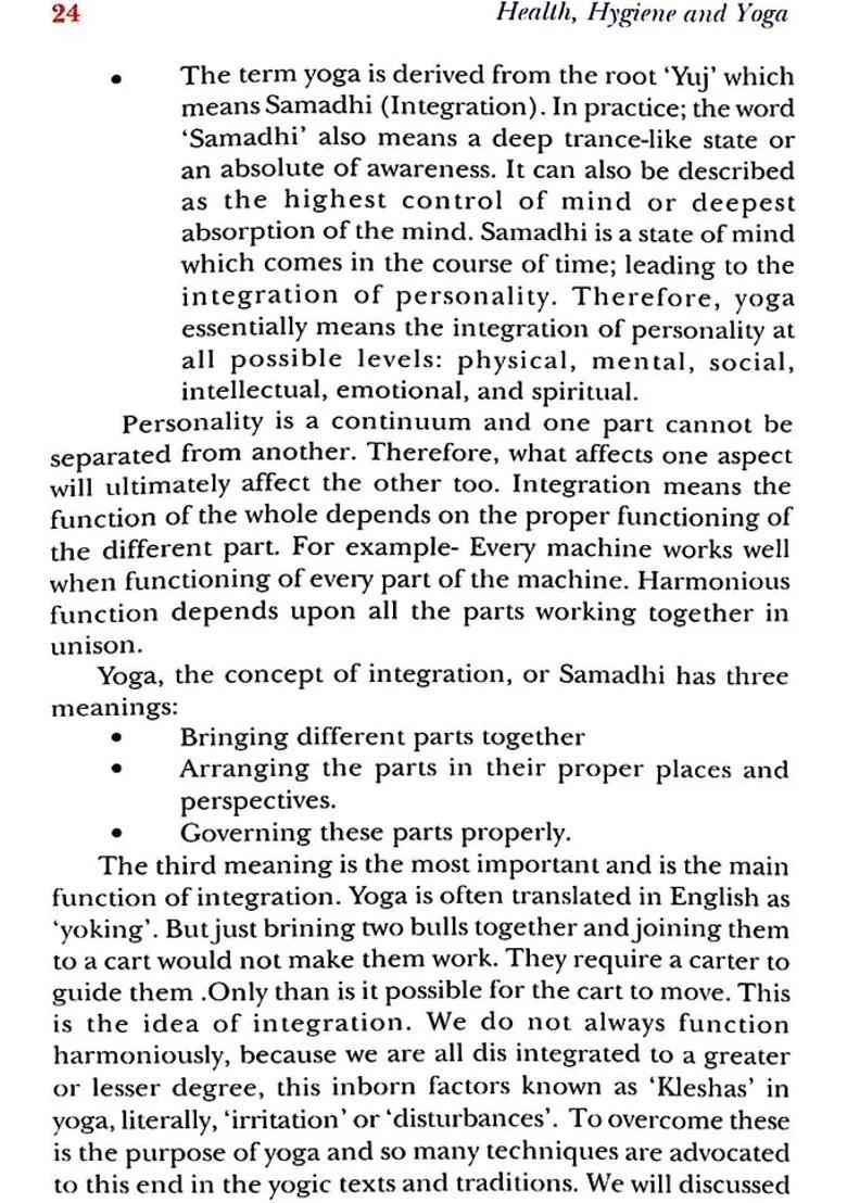 Health Hygiene And Yoga - Indya