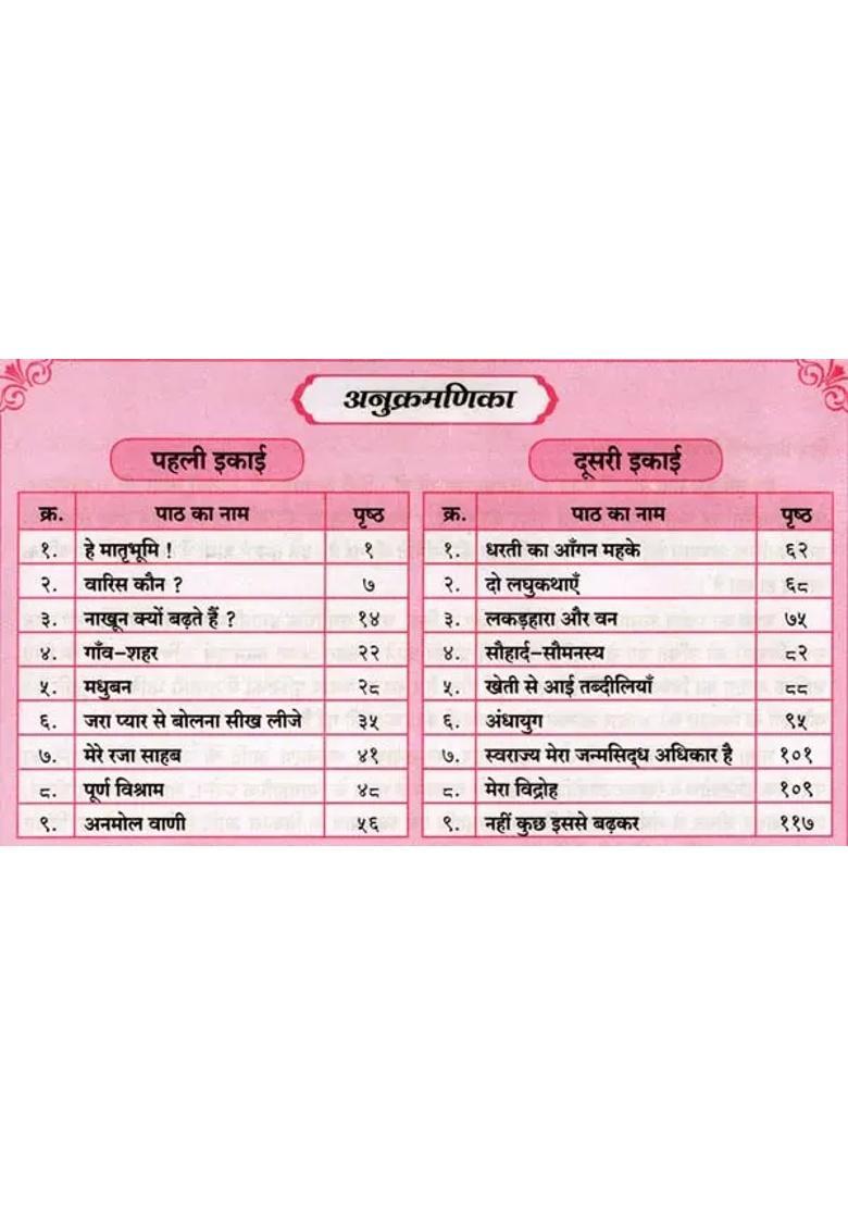 Hindi Sulabhbharati Class - Indya