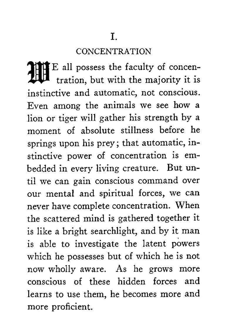 Concentration And Meditation - Indya