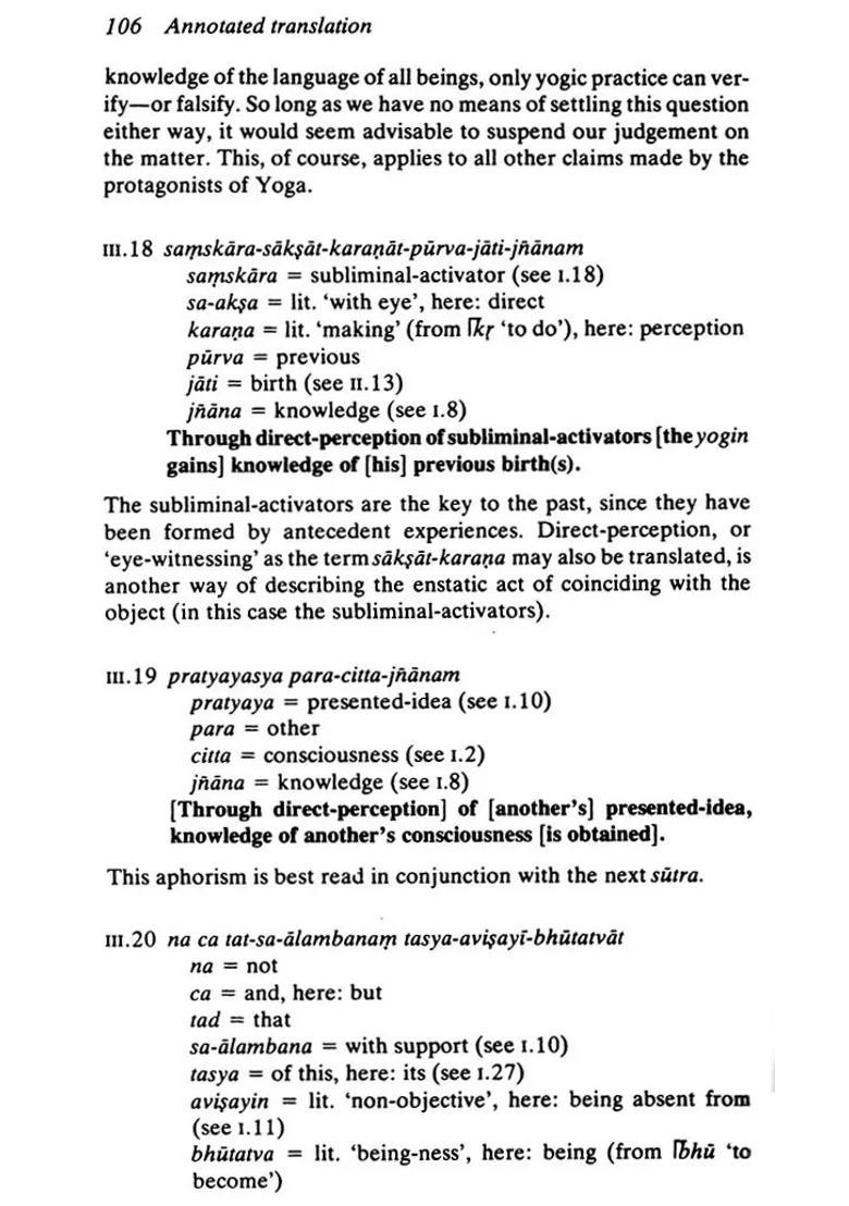 The Yoga Sutra Of Patanjali A New Translation And Commentary - Indya