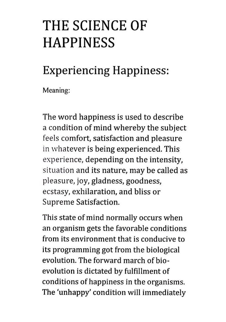 Happiness Peace And Sachchidananda Revised Edition - Indya